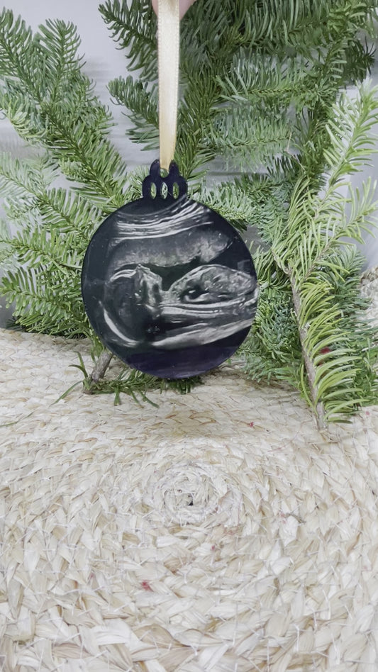 Kerstbal met echo